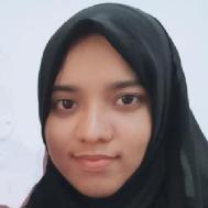 Sumaiya K. BSc Tuition trainer in Bangalore