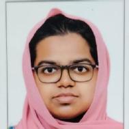 Saadia V. Class 9 Tuition trainer in Muvattupuzha