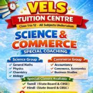 Vels Tuition Centre Class 12 Tuition institute in Chennai