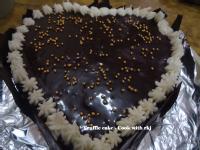 Truffle icing cake