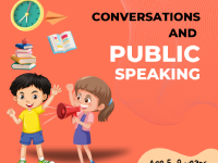Becoming a confident communication : Daily conversations and public speaking for kids