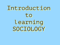 Introduction to Sociology 