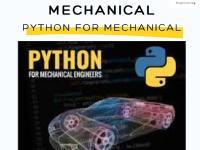 Python For Mechanical Engineering