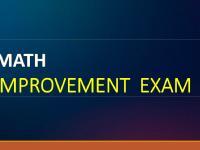 Math Improvement Exam Practice 