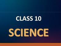 CLASS 10 SCIENCE