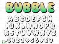Let's learn Bubble font - calligraphy 