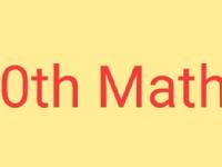 10th Maths