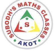 Subodh’s Maths Classes Class 12 Tuition institute in Akola