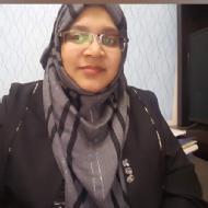 Shazia A. Class 8 Tuition trainer in Hyderabad