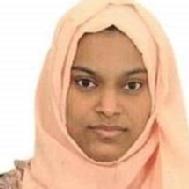 Aysha T. Class 6 Tuition trainer in Bangalore