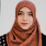 Zernain A. Class 12 Tuition trainer in Bangalore