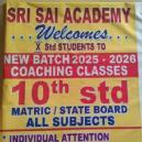 Sri Sai Academy Class 10 Tuition institute in Chennai