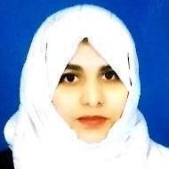 Asiya A. Class 12 Tuition trainer in Hyderabad