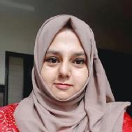 Irfaana Fatima Shahed Class 12 Tuition trainer in Bangalore