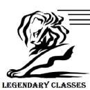 Photo of legandary classes