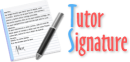 Photo of Tutor Signature