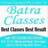 Batra Classes BCom Tuition institute in Delhi