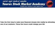 Taurus Stock Market Academy Stock Market Investing institute in Bangalore