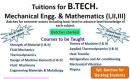 Mechanical Engineering classes Engineering Courses institute in Chandigarh