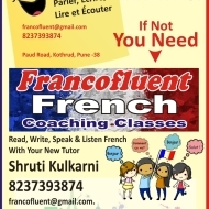 Shruti K. French Language trainer in Pune