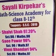 Sayali K. Class 10 trainer in Karad