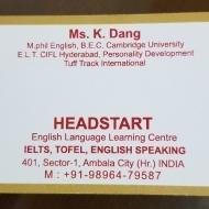 Kamlesh D. Spoken English trainer in Ambala