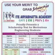 ITE ARYABHATTA ACADEMY Engineering Entrance institute in Sanganer