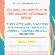 sachin classes Medical Entrance institute in Delhi