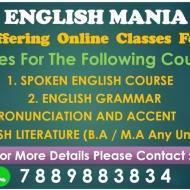 Englinsh Mania BA Tuition institute in Pune