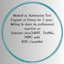 Esther rani A. Selenium trainer in Jadcherla