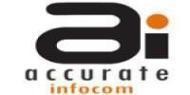 ACCURATE INFOCOM Logo Design institute in Ahmedabad