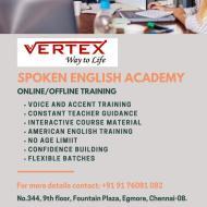 Vertex Spoken English Academy  Spoken English institute in Chennai