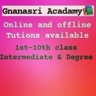 Gnanasri Acadamy Class 12 Tuition institute in Hyderabad